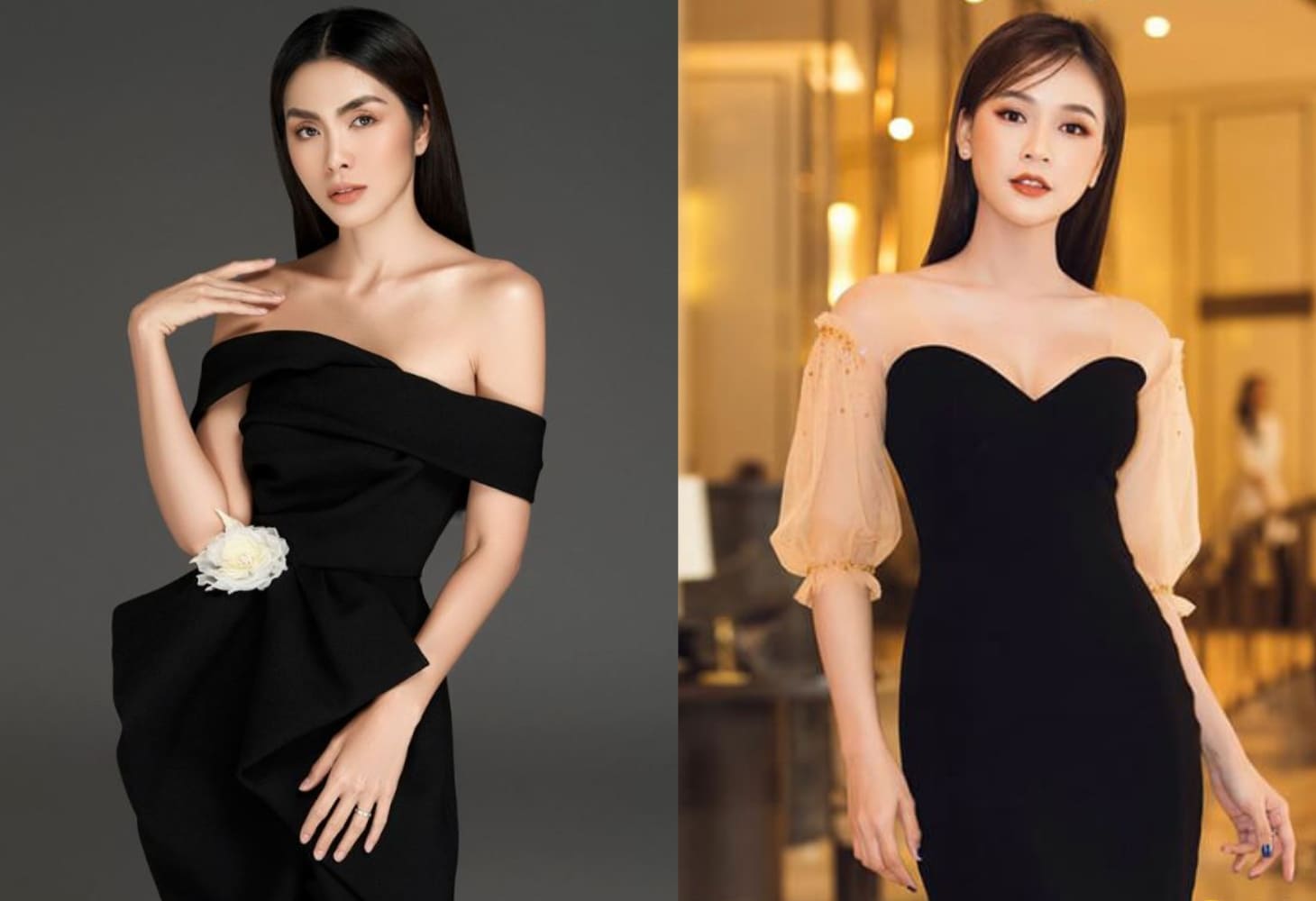 Kiểu tóc thẳng tôn lên thần thái nhã nhặn mà không kém phần quyền lực của phái đẹp