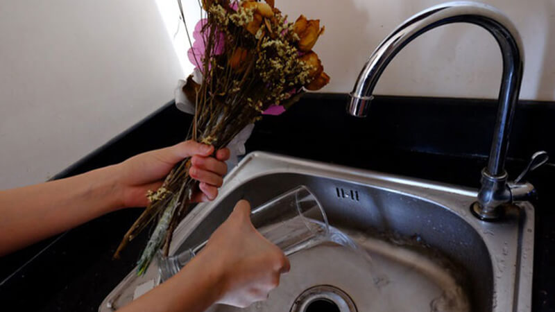 Cách làm hoa nở nhanh bằng nước ấm