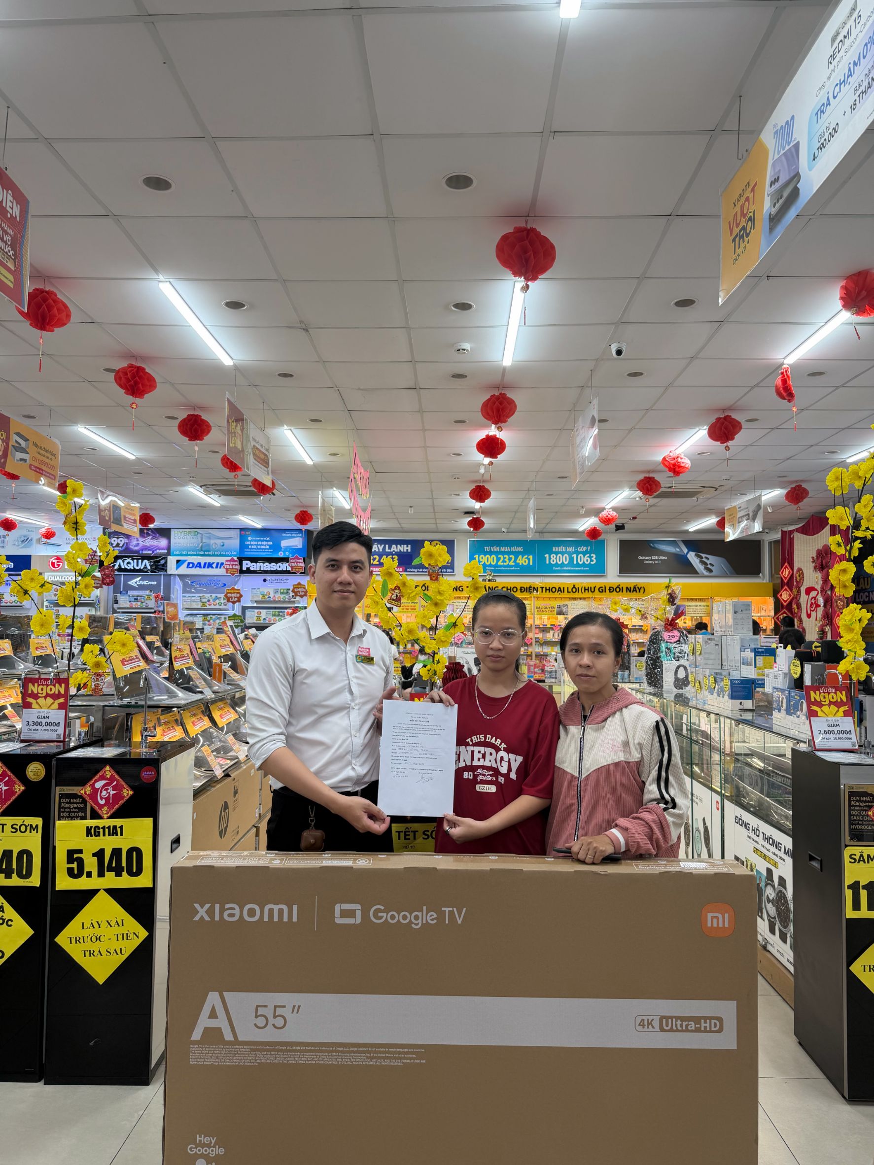 Danh sách khách hàng trúng thưởng đợt 1