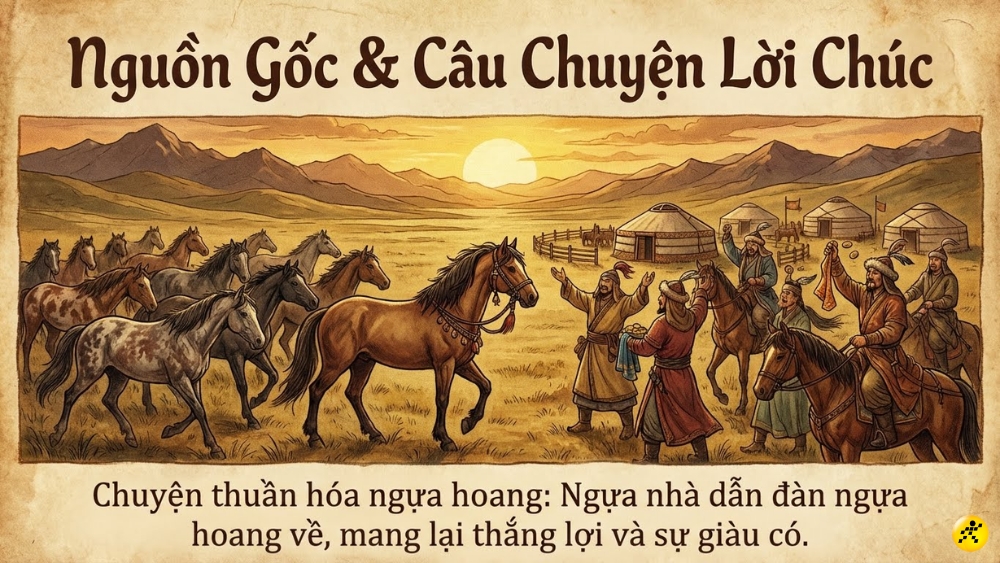 Điển t&iacute;ch thuần h&oacute;a ngựa hoang
