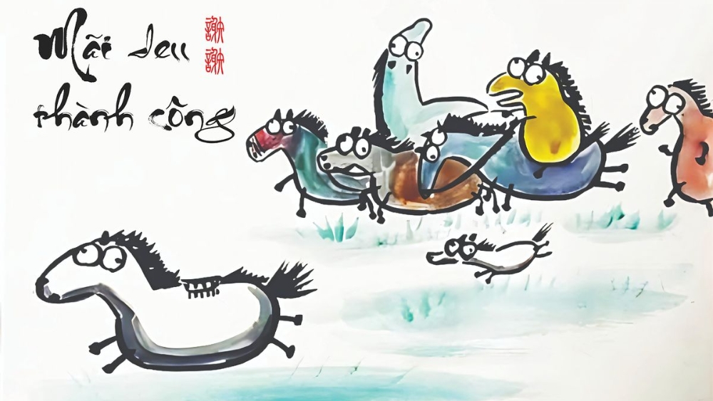 H&igrave;nh nền M&atilde; đ&aacute;o th&agrave;nh c&ocirc;ng h&agrave;i hước chế meme