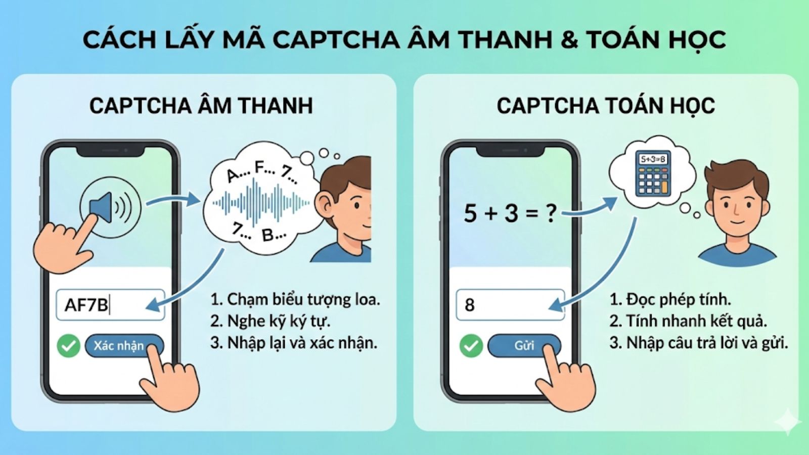 C&aacute;ch lấy m&atilde; CAPTCHA dạng &acirc;m thanh