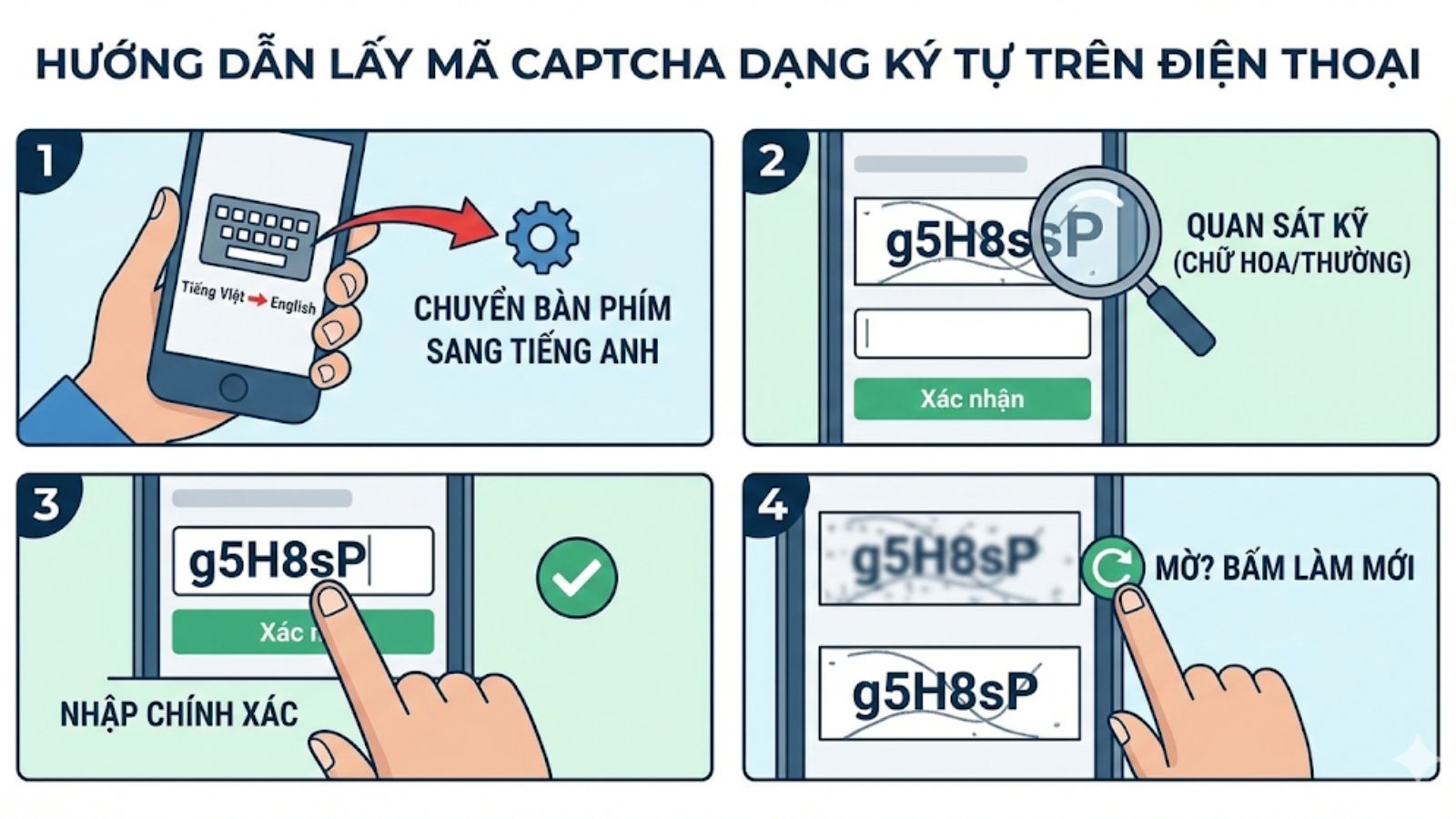 C&aacute;ch lấy m&atilde; CAPTCHA dạng k&iacute; tự