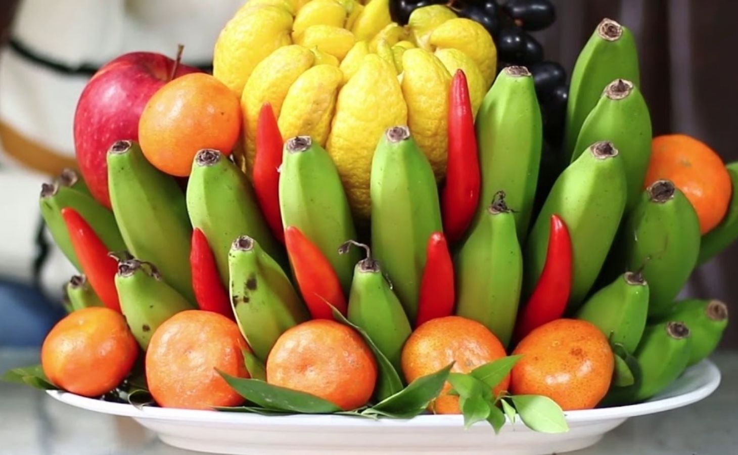 Mâm ngũ quả ngày Tết miền Bắc