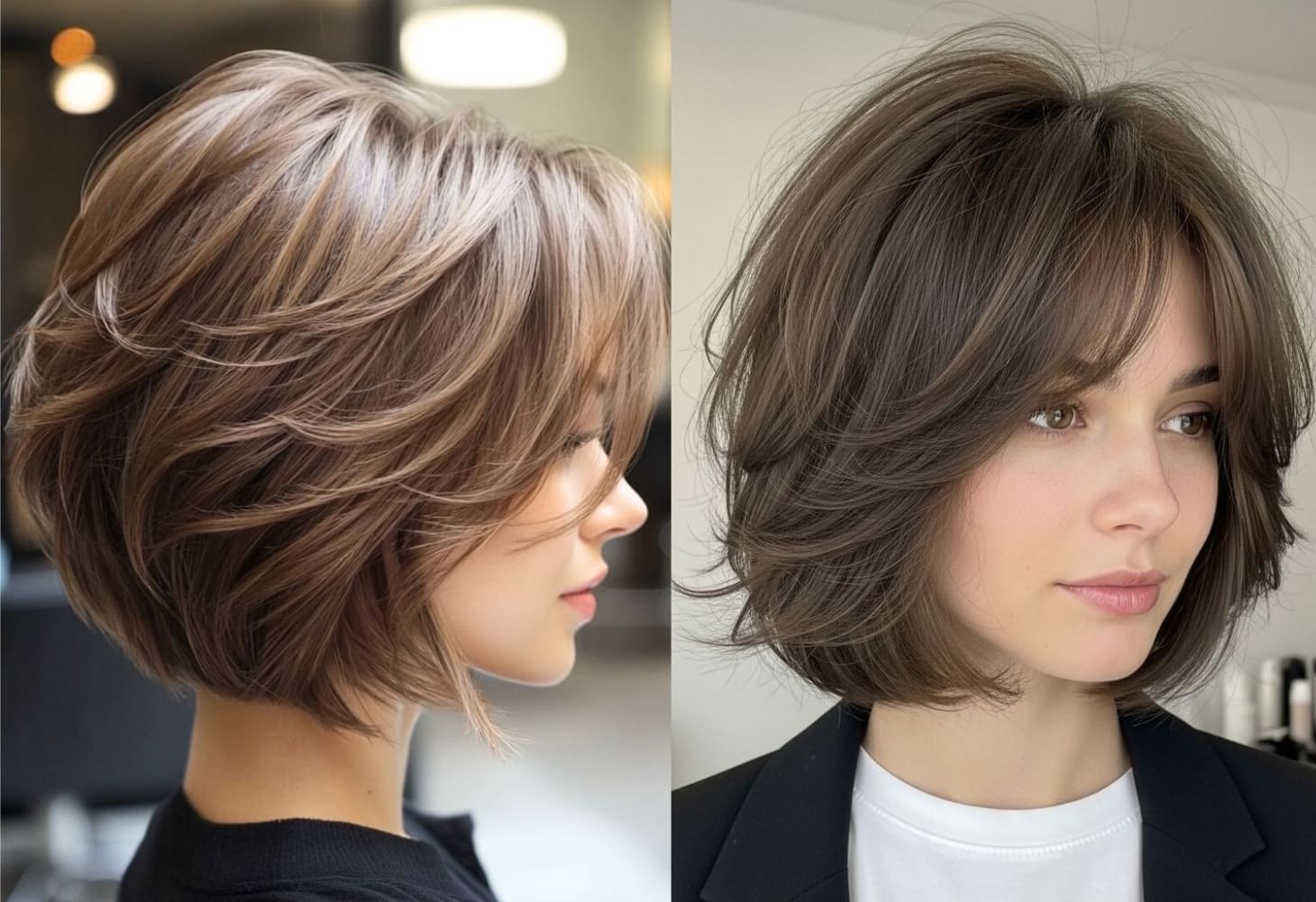 Kiểu tóc bob layer