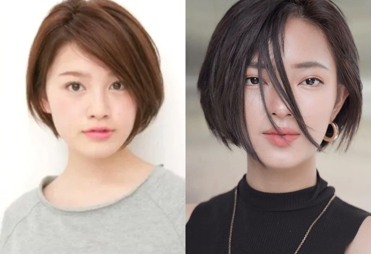 Kiểu tóc bob bất đối xứng