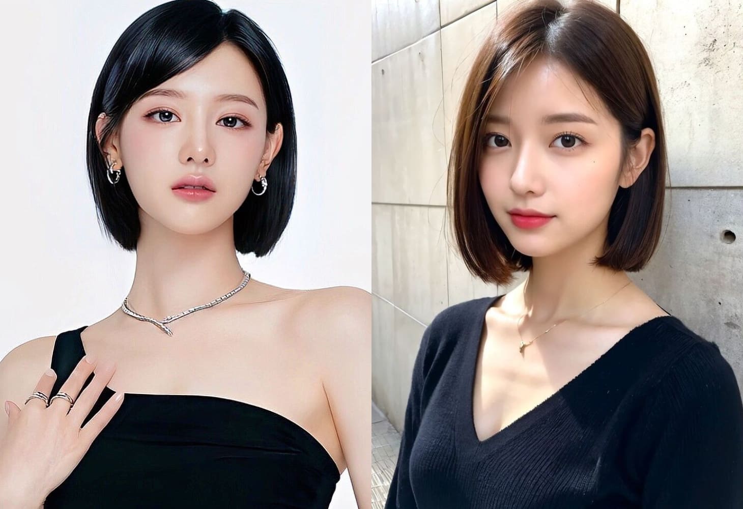 Kiểu tóc bob thẳng