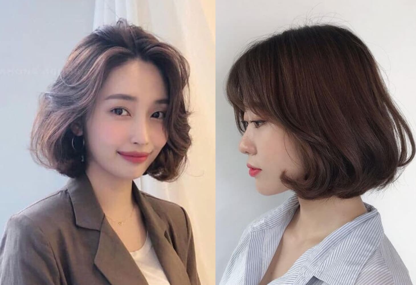 Kiểu tóc bob uốn cụp chữ C