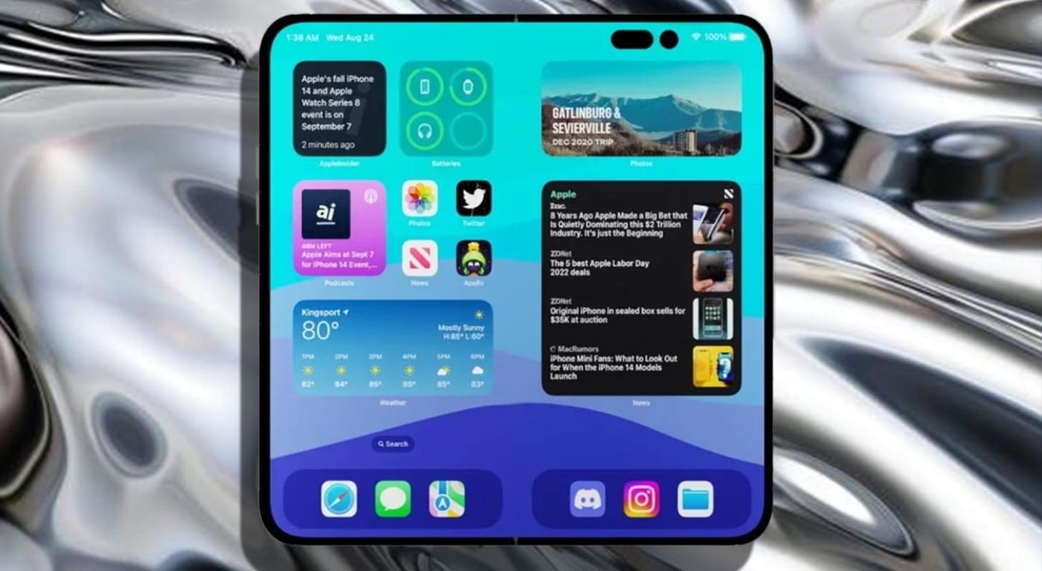 iOS 27 tối ưu trải nghiệm cho iPhone gập sắp ra mắt của Apple. (Hình ảnh minh họa)