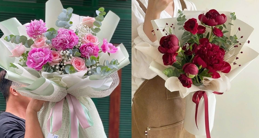 Hoa mẫu đơn thường được dùng để tặng trong những dịp đặc biệt