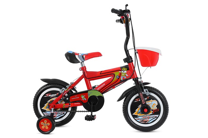 Xe đạp trẻ em Đại Phát Tài Mèo 12 inch có bánh phụ khung thép Xe đạp trẻ em Đại Phát Tài Mèo 12 inch có bánh phụ khung thép