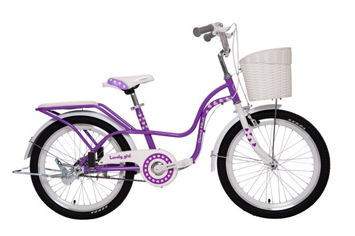 Xe đạp trẻ em Thống Nhất Neo 20-04 20 inch phanh đùm có giỏ xe nữ tính Xe đạp trẻ em Thống Nhất Neo 20-04 20 inch phanh đùm có giỏ xe nữ tính