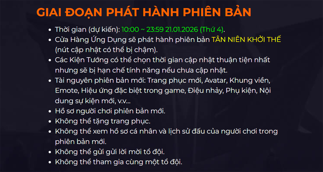 Cách Cập Nhật Liên Quân Mobile Mùa S1 2026