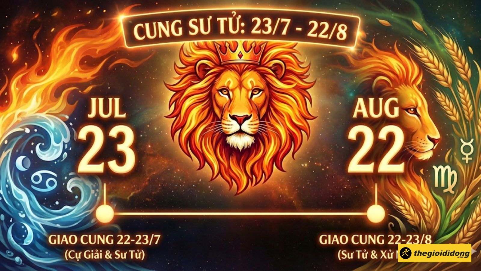 Cung Sư Tử từ 23/7-22/8