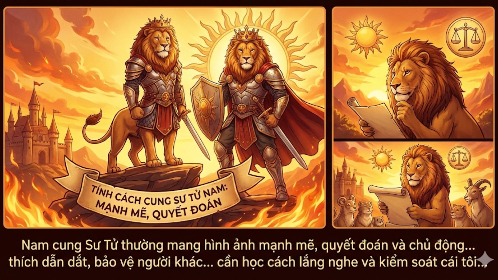 Đặc trưng cung Sư Tử nam