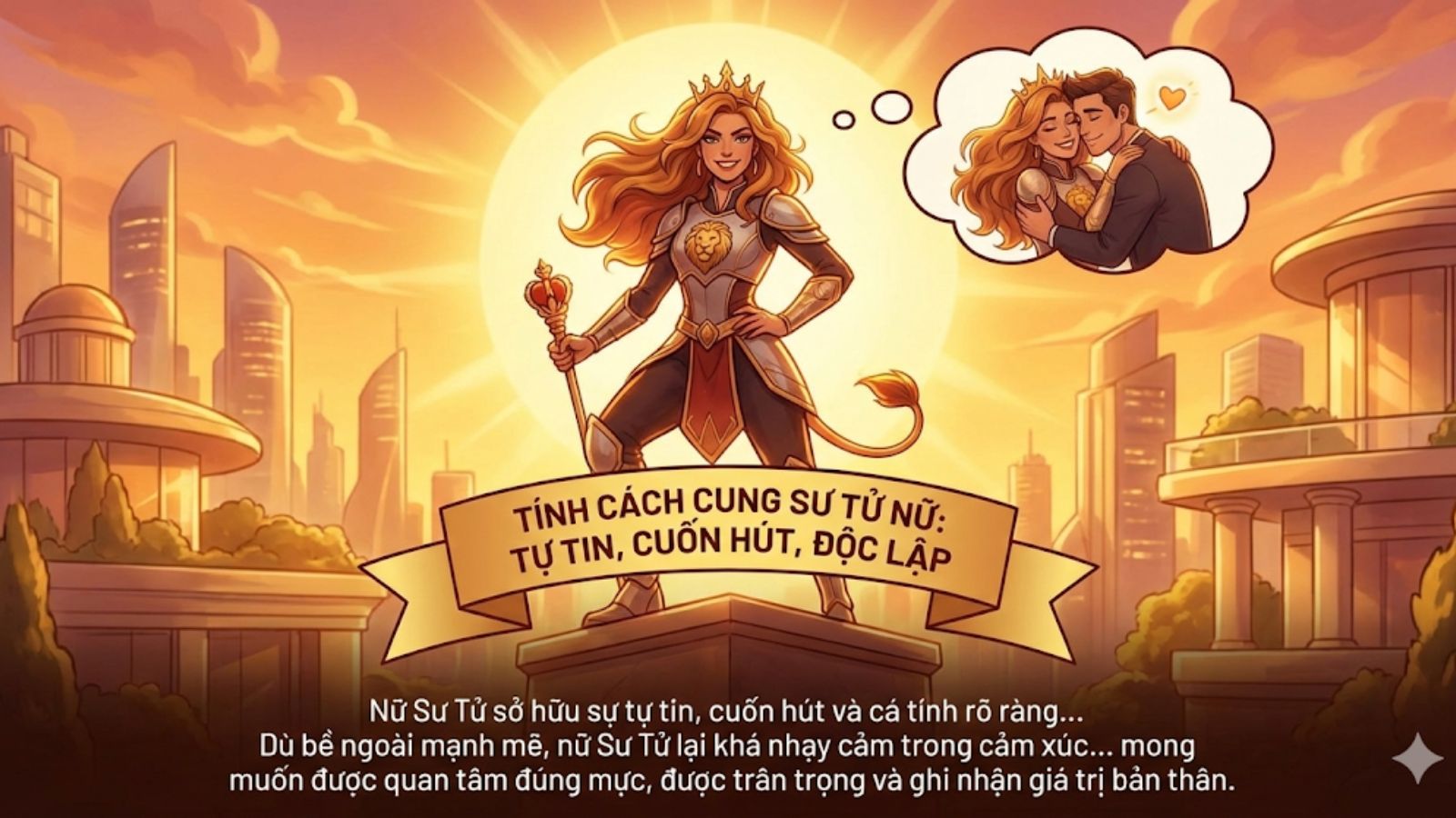 T&iacute;nh c&aacute;ch cung Sư Tử nữ