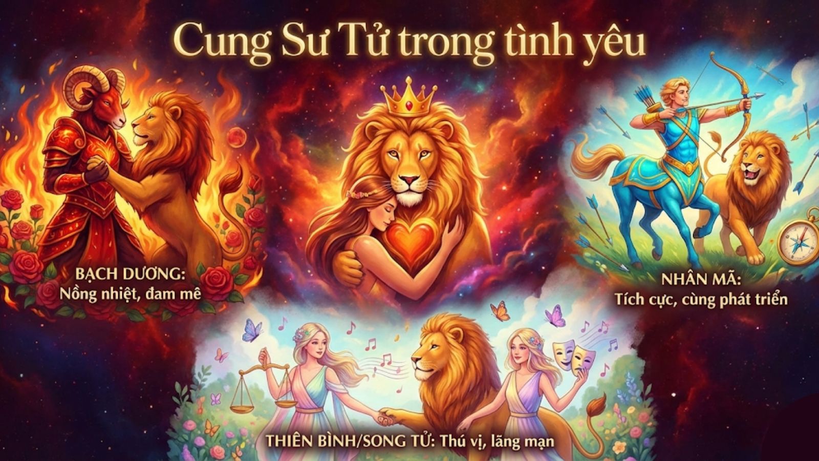 Cung Sư Tử trong t&igrave;nh y&ecirc;u