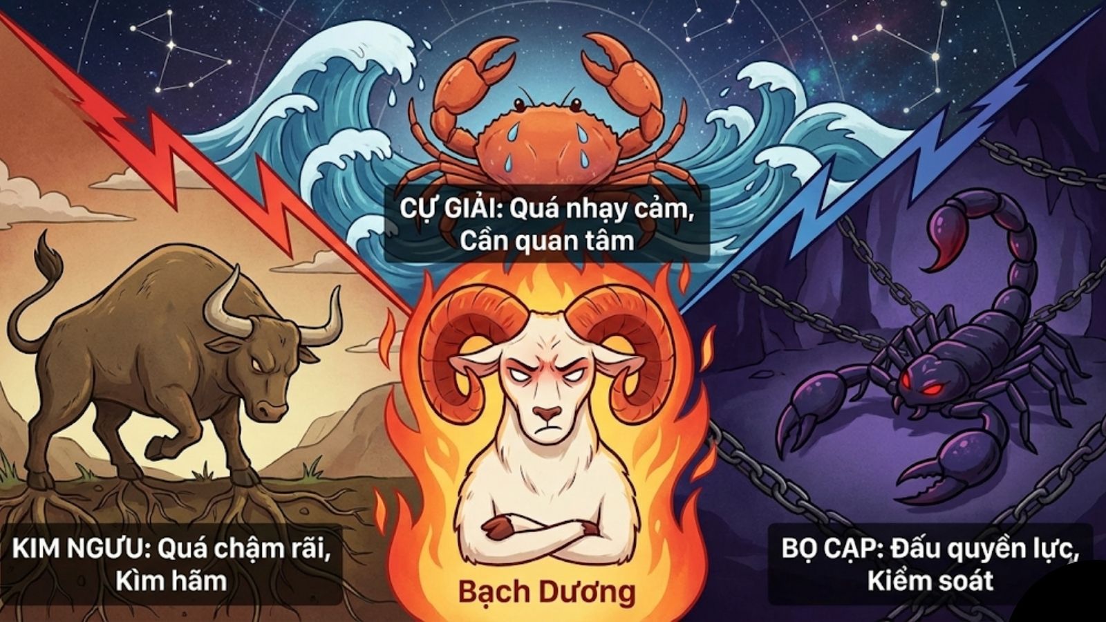 Bạch Dương gh&eacute;t cung n&agrave;o