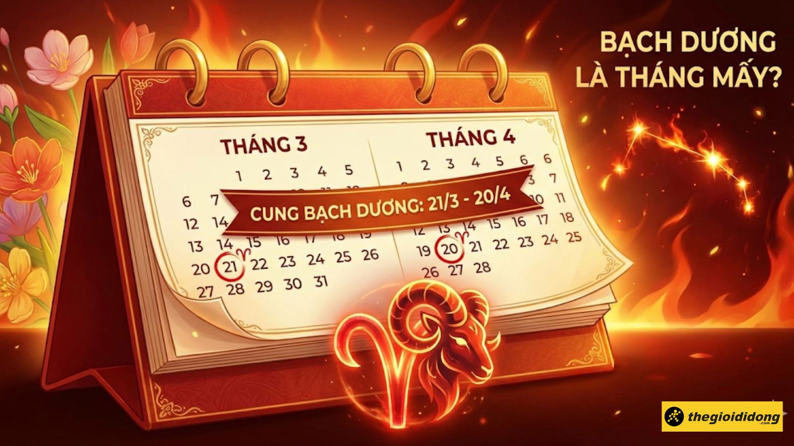 Cung Bạch Dương từ 21/03-20/4