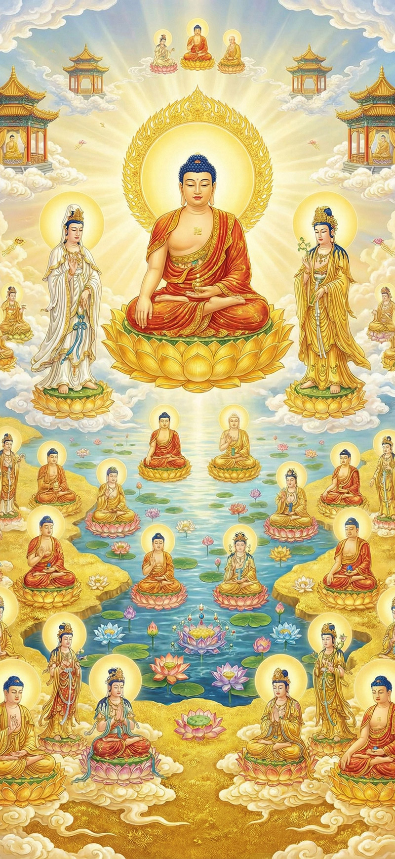 Hình nền Phật đẹp mang lại bình an cho iPhone