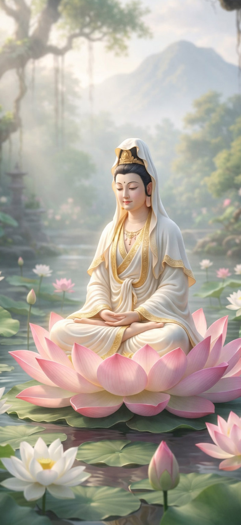 Hình nền Phật đẹp mang lại bình an cho iPhone