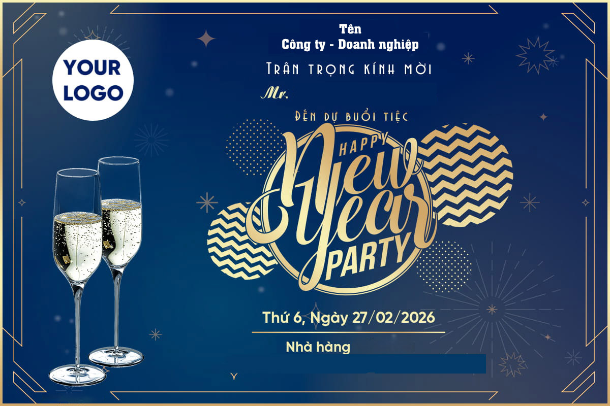 Thiệp công ty ưu tiên phong cách sang trọng, hiện đại, thể hiện văn hóa doanh nghiệp và dấu ấn thương hiệu