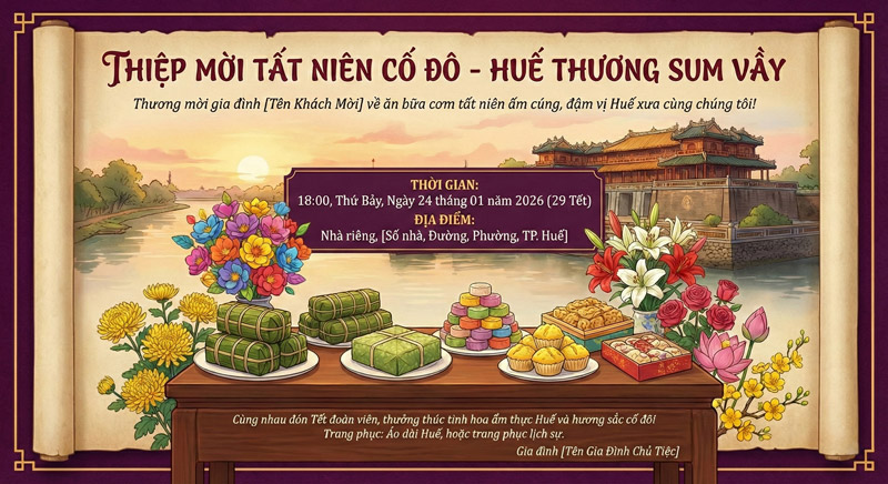 Thiệp gia đình hướng đến sự ấm cúng, gần gũi, mang không khí sum vầy và cảm xúc cuối năm trọn vẹn
