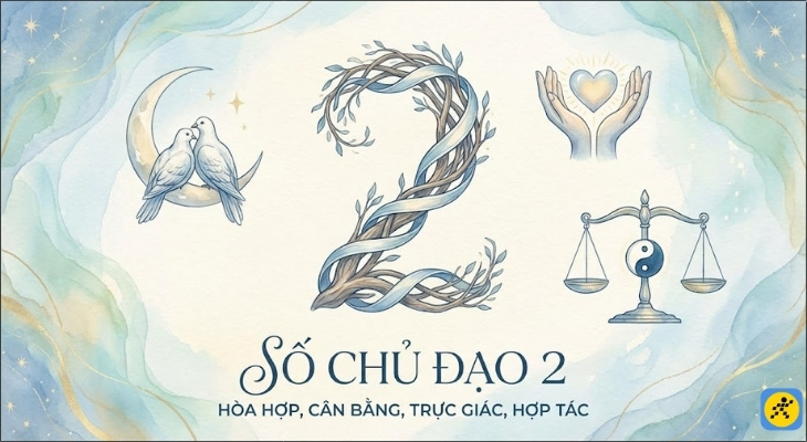 Người số 2 có trực giác tốt, giàu lòng trắc ẩn và khả năng lắng nghe tuyệt vời