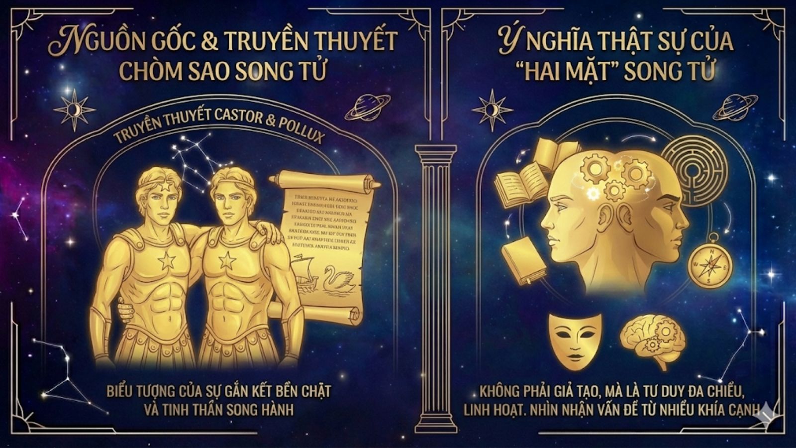 Nguồn gốc v&agrave; truyền thuyết cung Song Tử