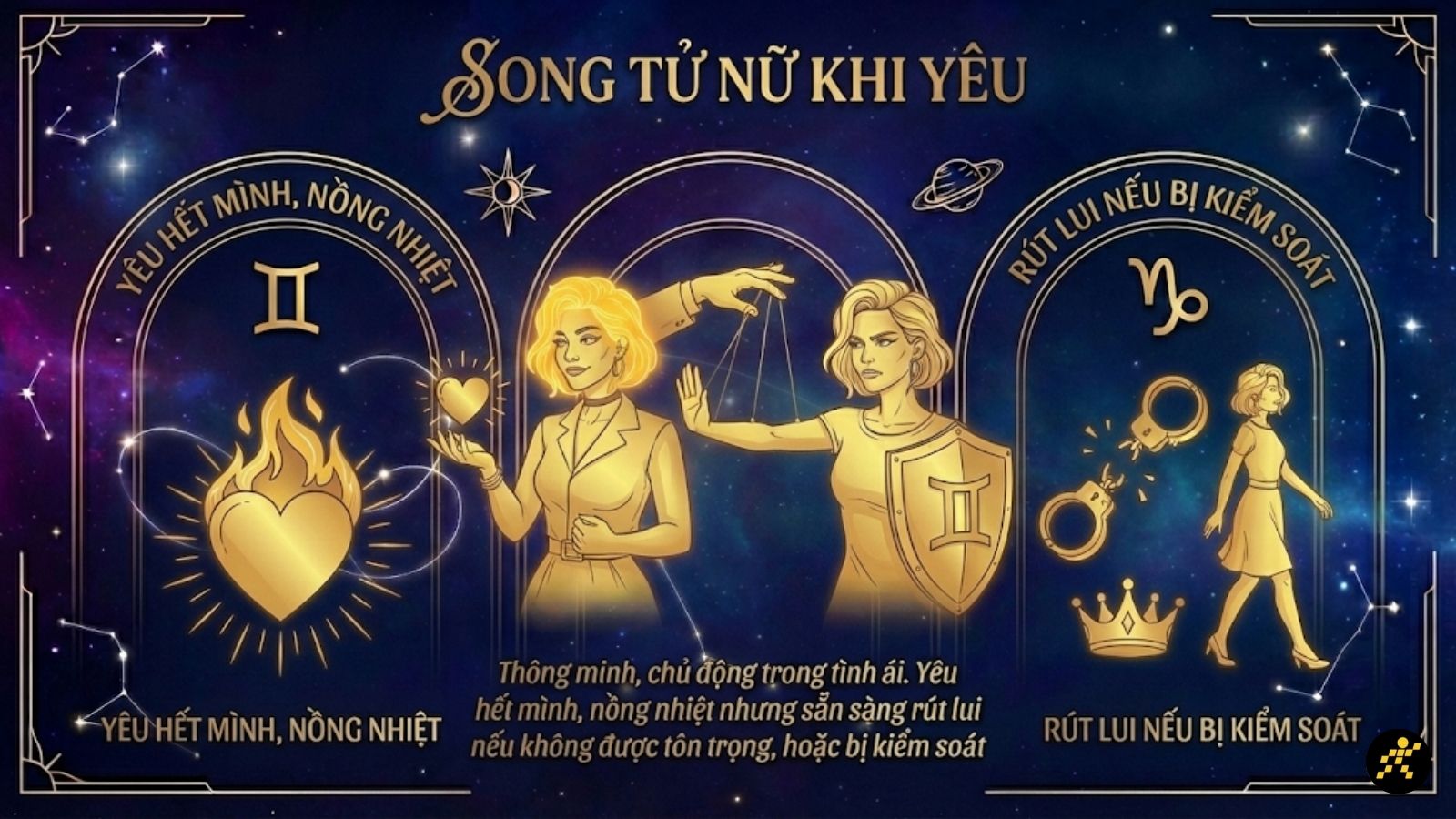 Đặc trưng Song Tử nữ khi y&ecirc;u