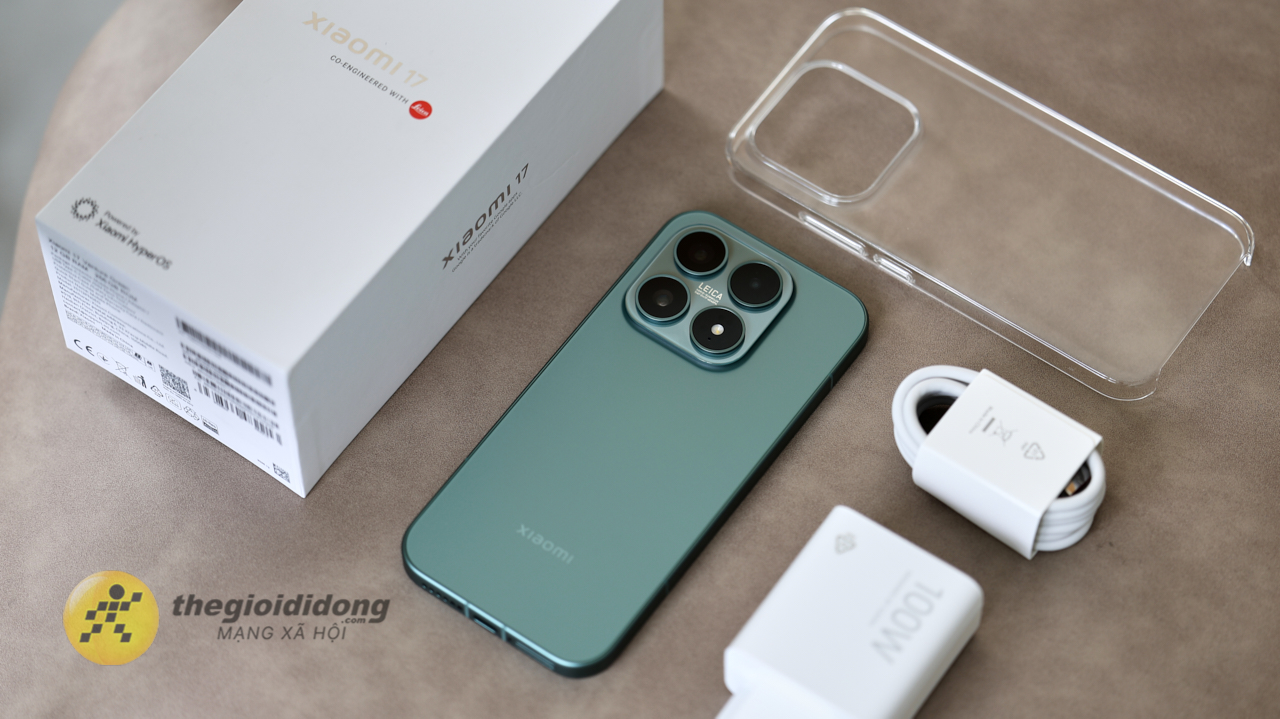 Trên tay Xiaomi 17 5G: Snapdragon 8 Elite Gen 5, camera Leica 50 MP