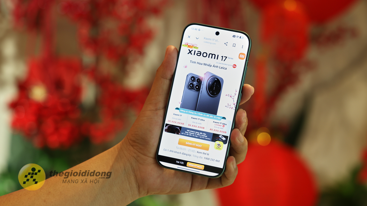 Trên tay Xiaomi 17 5G: Snapdragon 8 Elite Gen 5, camera Leica 50 MP