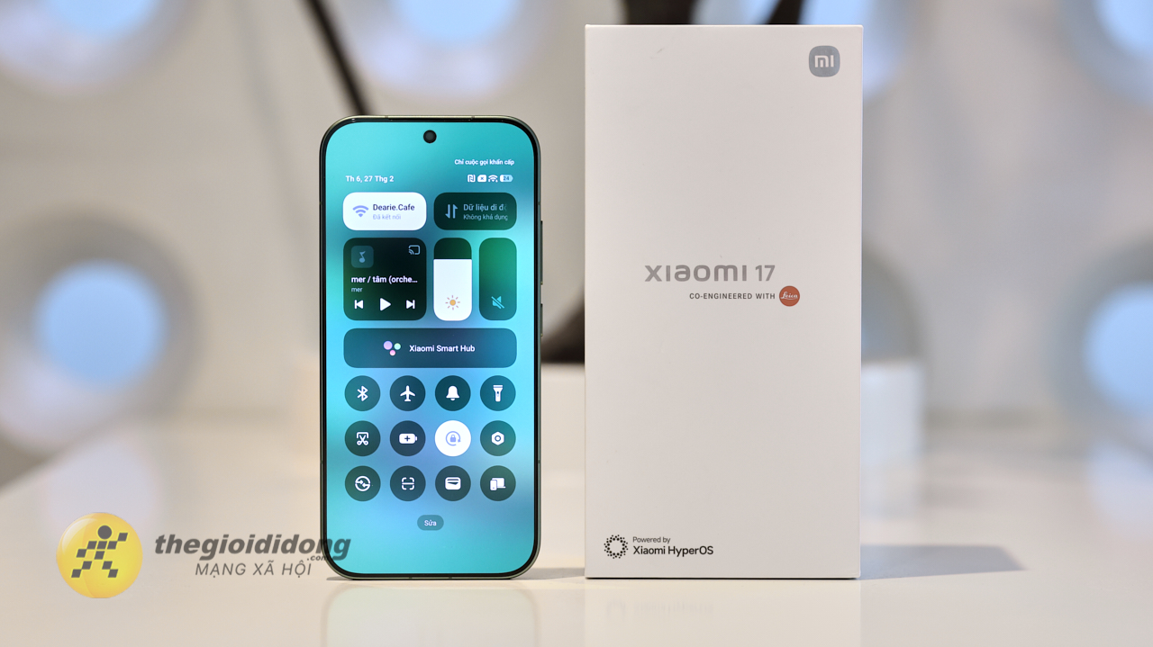 Trên tay Xiaomi 17 5G: Snapdragon 8 Elite Gen 5, camera Leica 50 MP