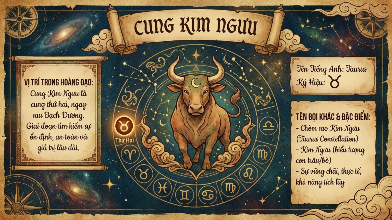 Tổng quan về cung Kim Ngưu