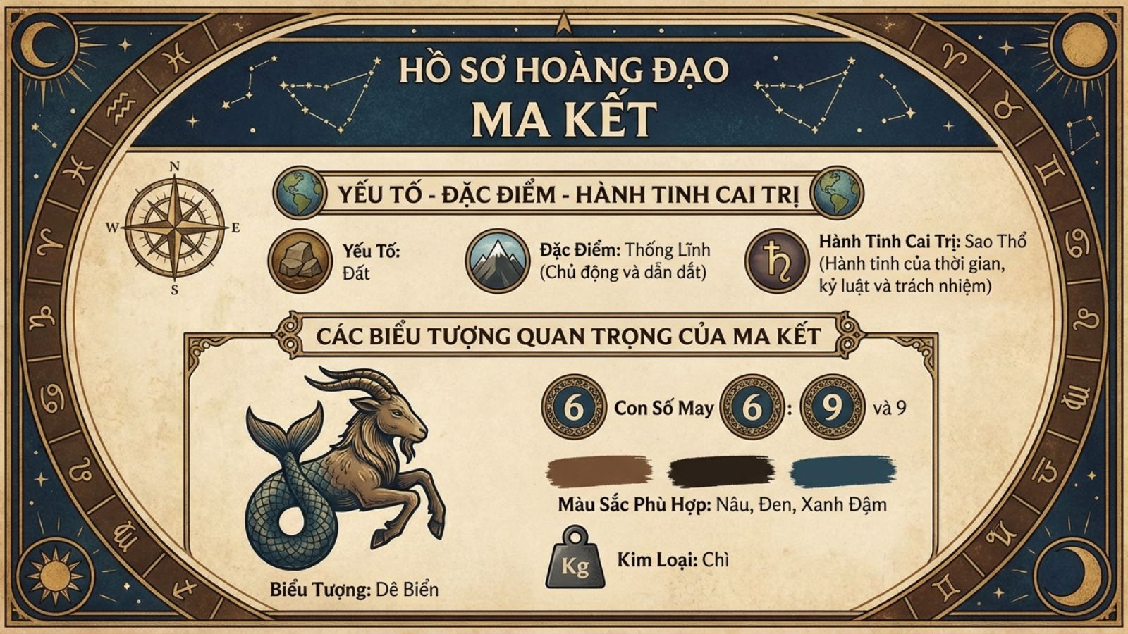 C&aacute;c y&ecirc;u tố gi&uacute;p Ma Kết may mắn hơn