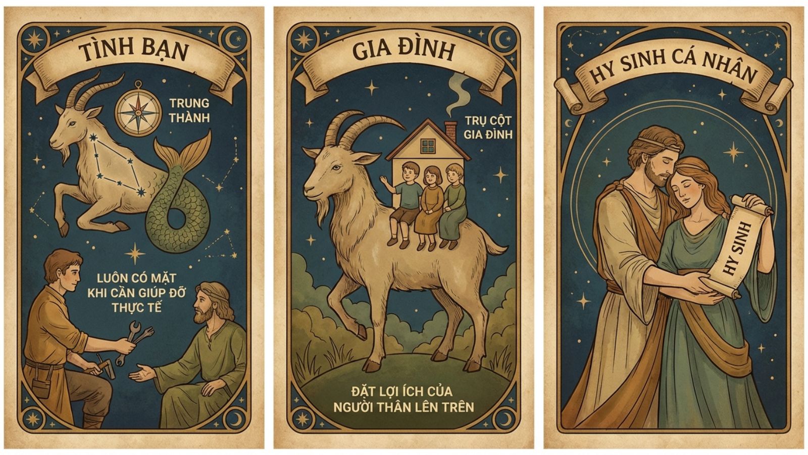 Ma Kết trong t&igrave;nh bạn, gia đ&igrave;nh c&aacute; nh&acirc;n