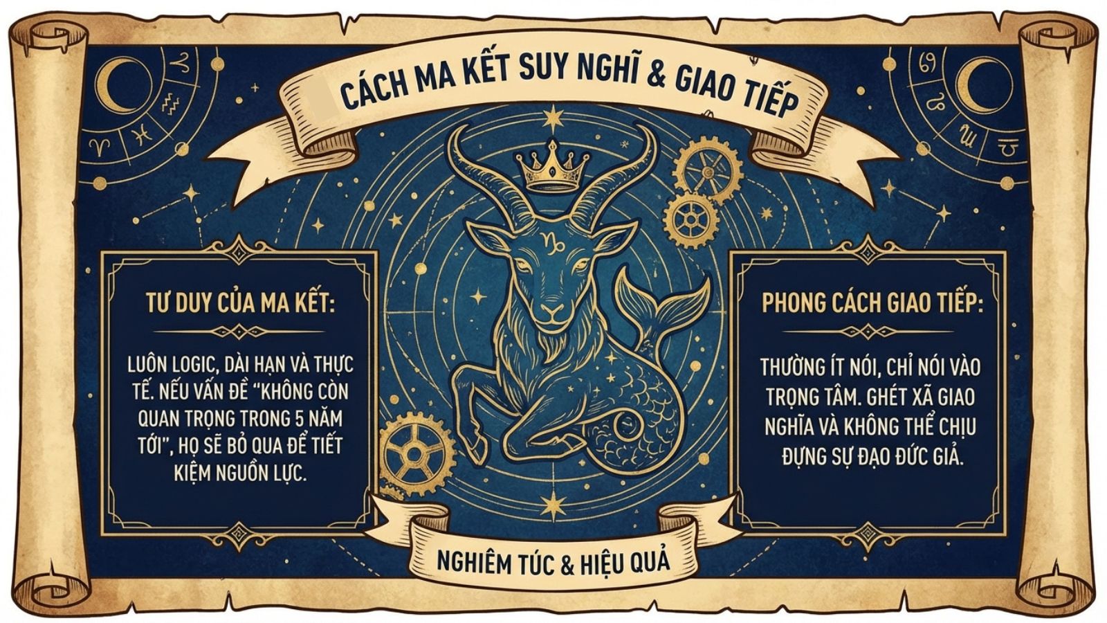 C&aacute;ch suy nghĩ, giao tiếp của Ma Kết