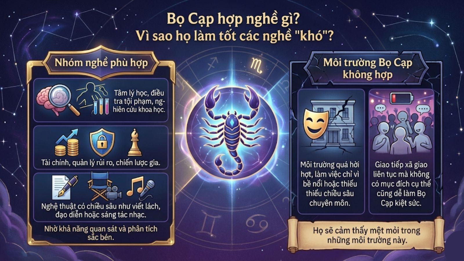 Ngh&agrave;nh nghề ph&ugrave; hợp với B&ograve; Cạp