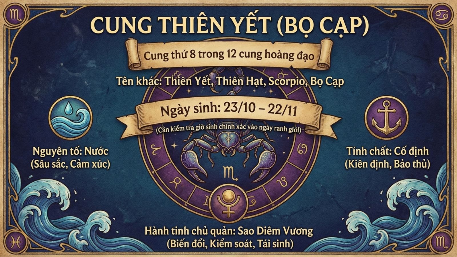 Tổng quan về Cung Bọ Cạp