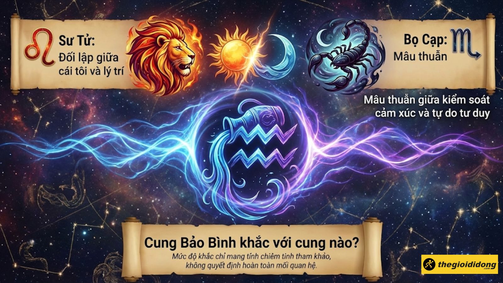 Bảo B&igrave;nh kh&ocirc;ng hợp Sư Tử, B&ograve; Cạp