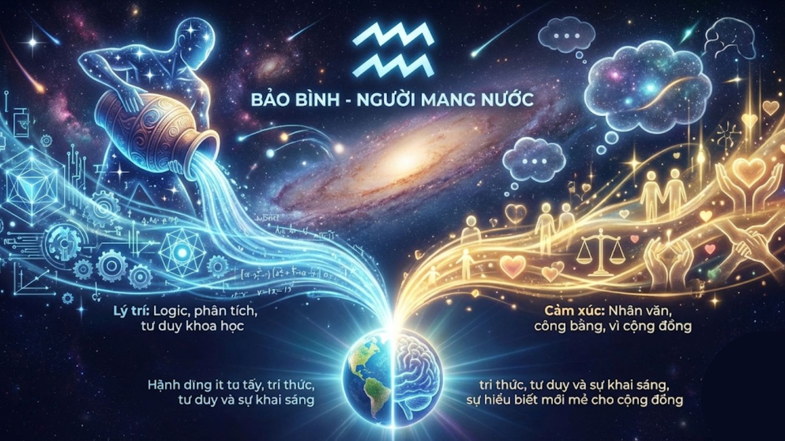 &Yacute; nghĩa cung Bảo B&igrave;nh - Người mang nước