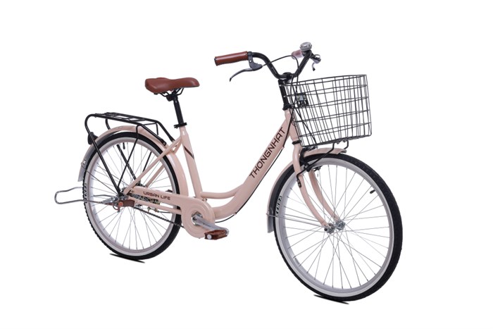 Xe đạp đường phố Thống Nhất LD 24-01 24 inch kiểu dáng cổ điển có giỏ xe Xe đạp đường phố Thống Nhất LD 24-01 24 inch kiểu dáng cổ điển có giỏ xe