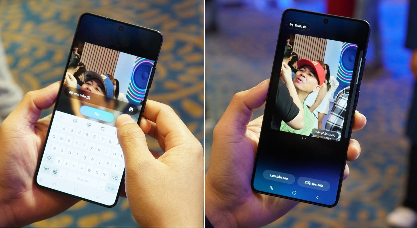 Kết quả chỉnh sửa ảnh bằng AI trên Samsung Galaxy S26 Ultra