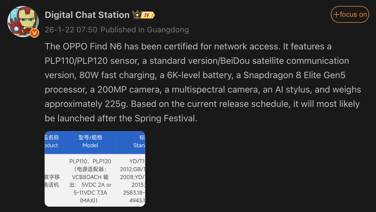 Oppo Find N6 Oppo Find N6