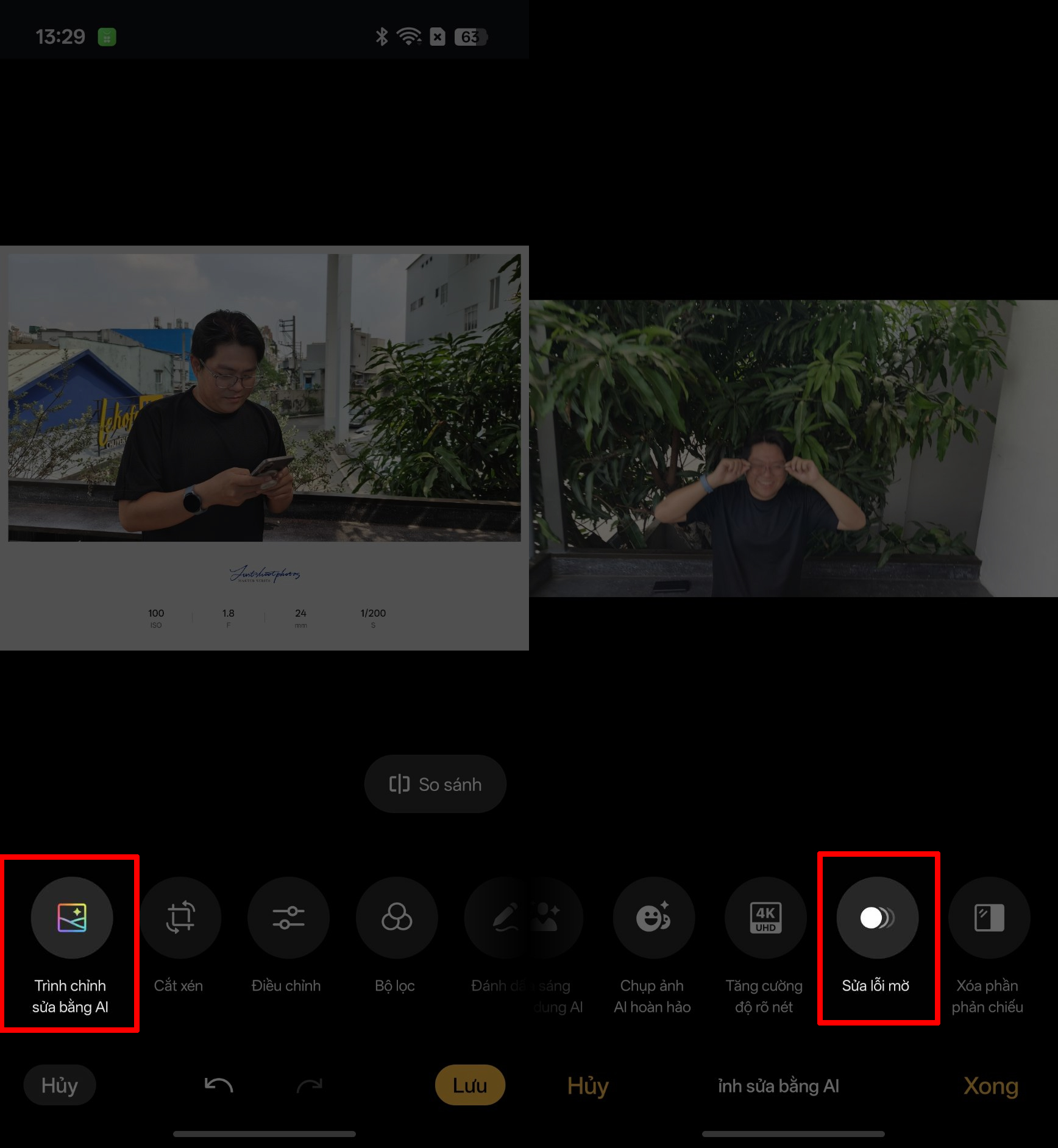  Sữa Lỗi Mờ Cho Ảnh Tết Rực Rỡ