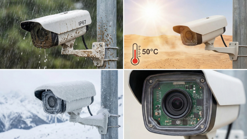 camera ngoài trời có chuẩn độ bền đỉnh cao IP camera ngoaafi trời có chuẩn độ bền đỉnh cao IP