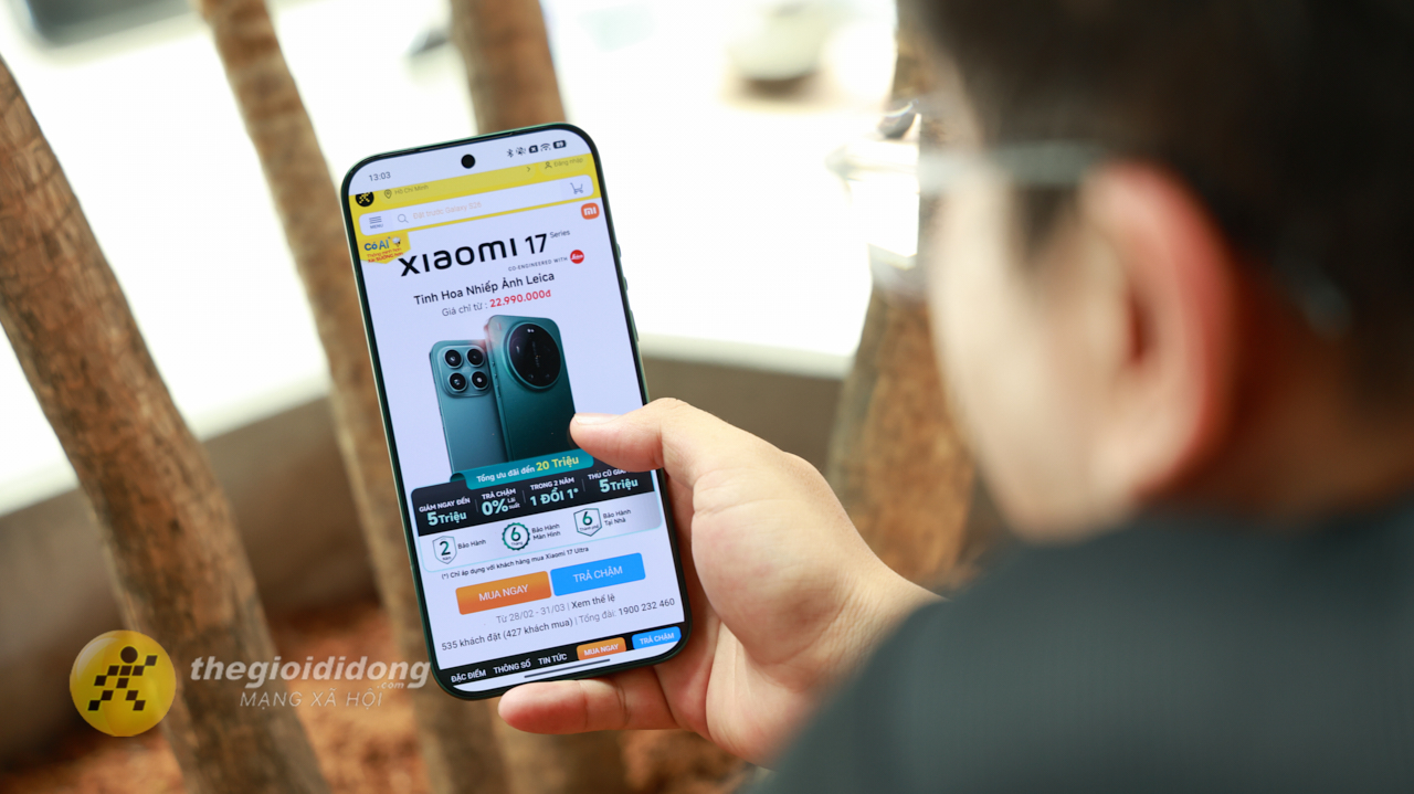 Trên tay Xiaomi 17 Ultra: Siêu phẩm camera-phone với ống kính Leica trứ danh Trên tay Xiaomi 17 Ultra: Siêu phẩm camera-phone với ống kính Leica trứ danh