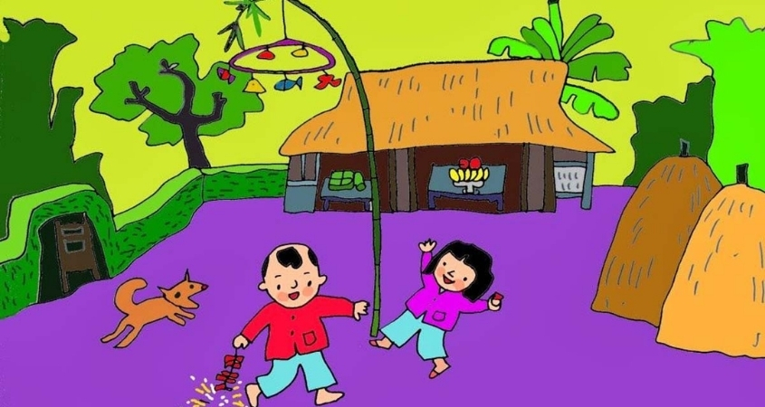 Sự tích cây nêu ngày Tết Sự tích cây nêu ngày Tết