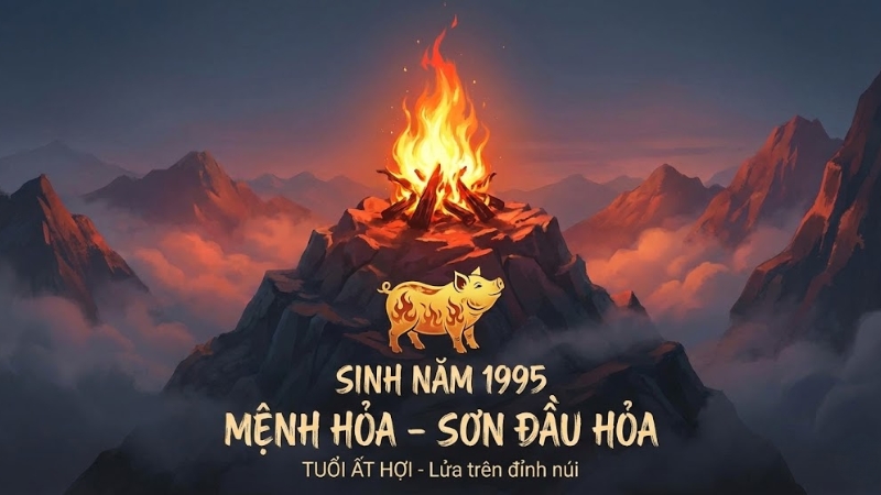 Ất Hợi 1995 thuộc mệnh Hỏa Ất Hợi 1995 thuộc mệnh Hỏa