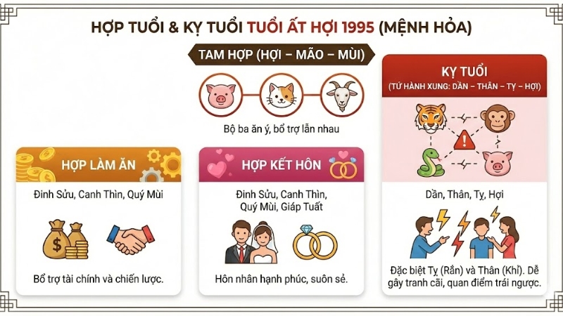 Tuổi hợp với Ất Hợi 1995 Tuổi hợp với Ất Hợi 1995
